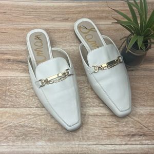 Sam Edelman Evelan Chain Loafer Mule sz 8